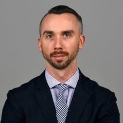 Photo of Cal Borchers looking directly into camera