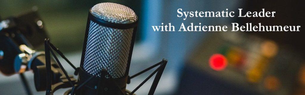 Mic on stand for podcast interview